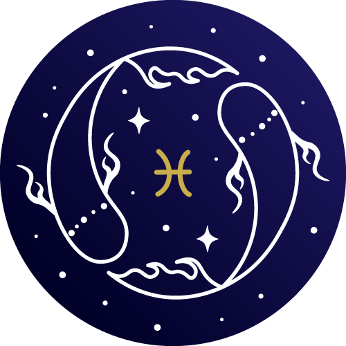 Symbol für das Sternzeichen Fische