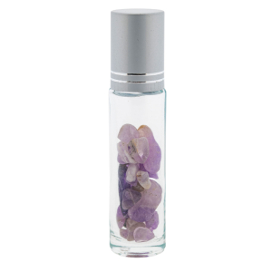 Roll-On Flasche mit Amethyst
