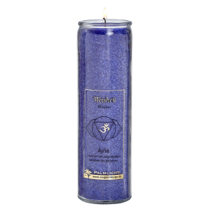 Kerze Ajna - Stirn-Chakra - indigo