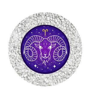 Bergkristall-Energiemagnet „Widder“