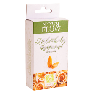 Rückfluss-Räucherkegel, Backflow-Kegel „Zirbenholz“