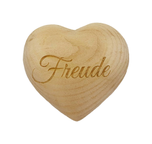 Zirbenholz-Herz „Freude“