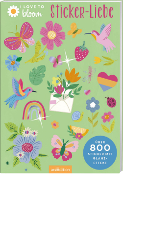 I love to bloom – Sticker-Liebe