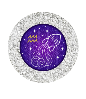 Bergkristall-Energiemagnet „Wassermann“