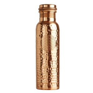 Kupfer-Trinkflasche „Blume des Lebens“, 900 ml