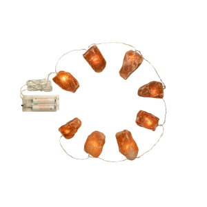 Salzkristall-LED-Lichterkette „Naturkristalle”