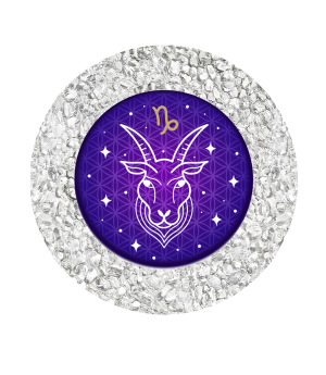 Bergkristall-Energiemagnet „Steinbock“