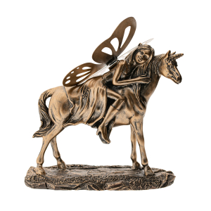 Statue „Krafttierelfe Einhorn”