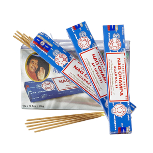 Satya Sai Baba Nag Champa Räucherstäbchen, 12er Set
