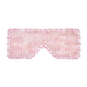 Rosenquarz-Augenmaske